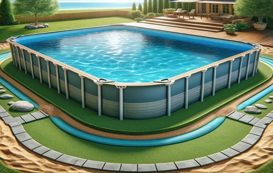 ¿Cómo hacer base para piscina desmontable?