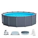 Análisis y comparación de las mejores piscinas redondas de acero: ¡Encuentra la ideal para tu hogar!