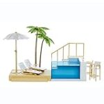 Análisis de los mejores productos para disfrutar de piscinas con palmeras